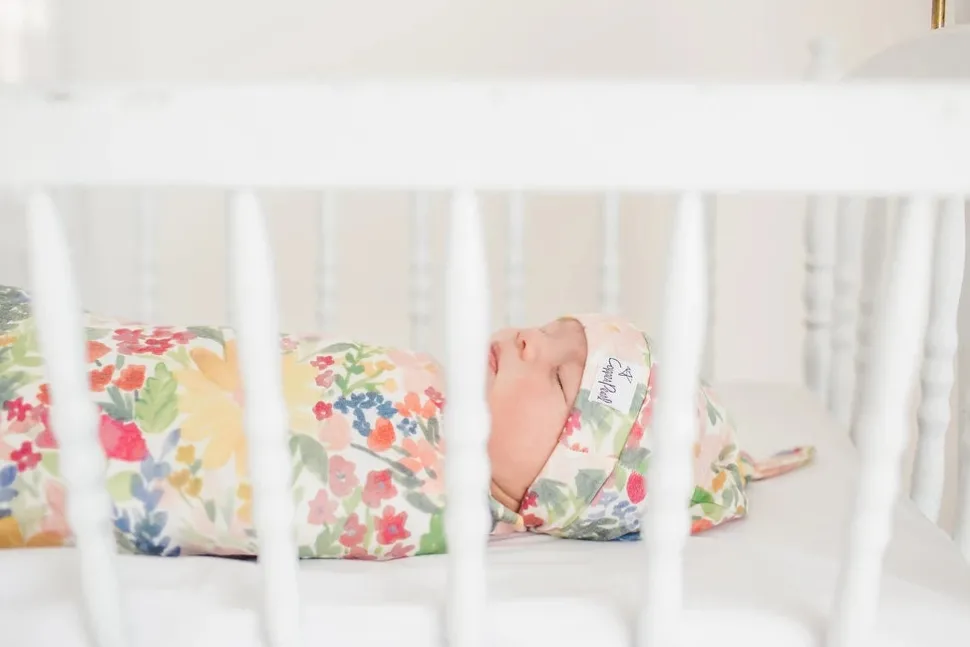 Copper Pearl Knit Swaddle Blanket - Lark