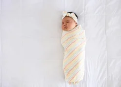Copper Pearl Knit Swaddle Blanket - Rainee