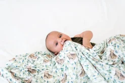 Copper Pearl Knit Swaddle Blanket - Bear by Jenna Rainey