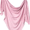 Copper Pearl Knit Swaddle Blanket - Lucy