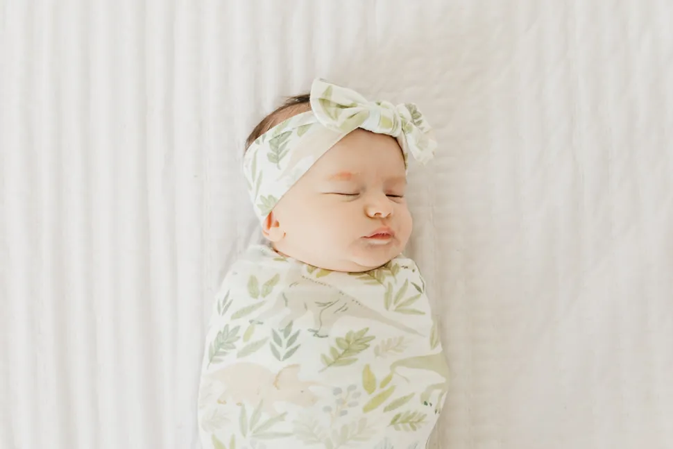 Copper Pearl Knit Swaddle Blanket - Rex