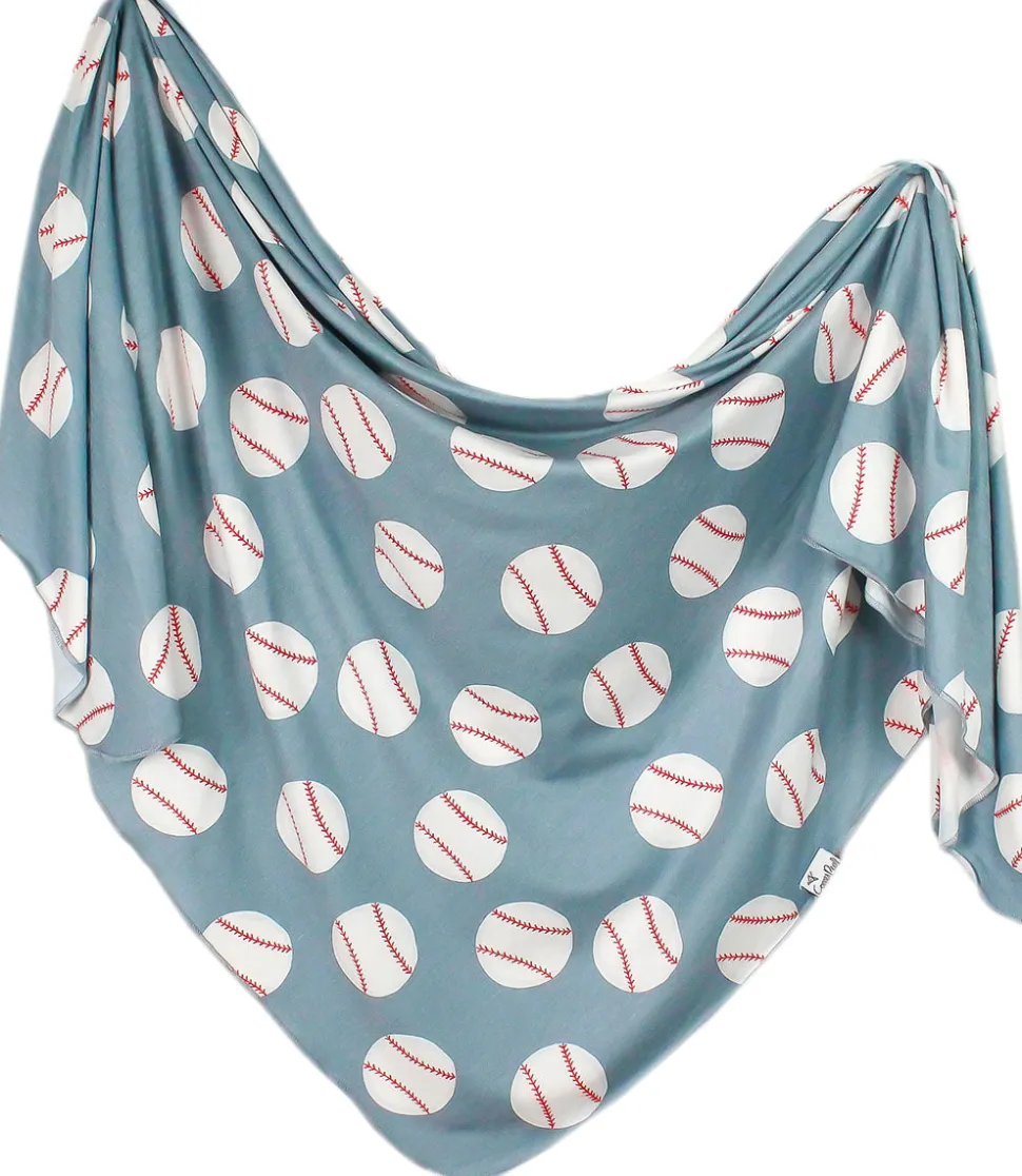 Copper Pearl Knit Swaddle Blanket - Slugger