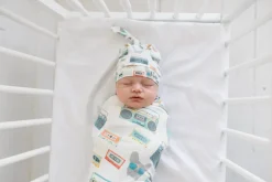 Copper Pearl Knit Swaddle Blanket - Bruno