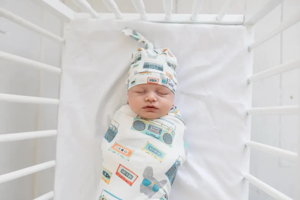 Copper Pearl Knit Swaddle Blanket - Bruno