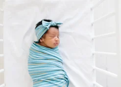 Copper Pearl Knit Swaddle Blanket - Milo
