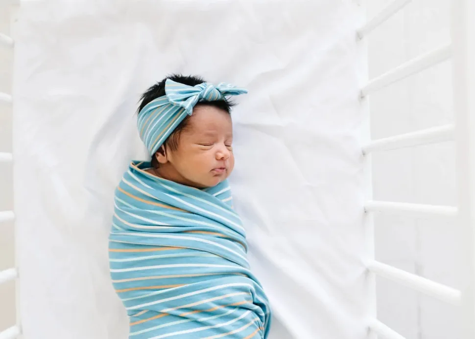 Copper Pearl Knit Swaddle Blanket - Milo