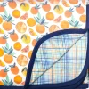 Copper Pearl 3-Layer Stretchy Quilt - Citrus
