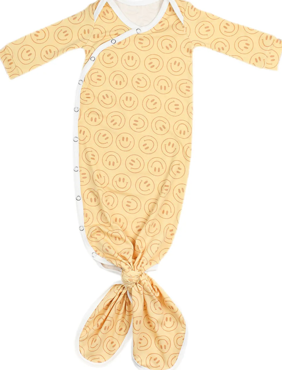 Copper Pearl Newborn Knotted Gown - Vance