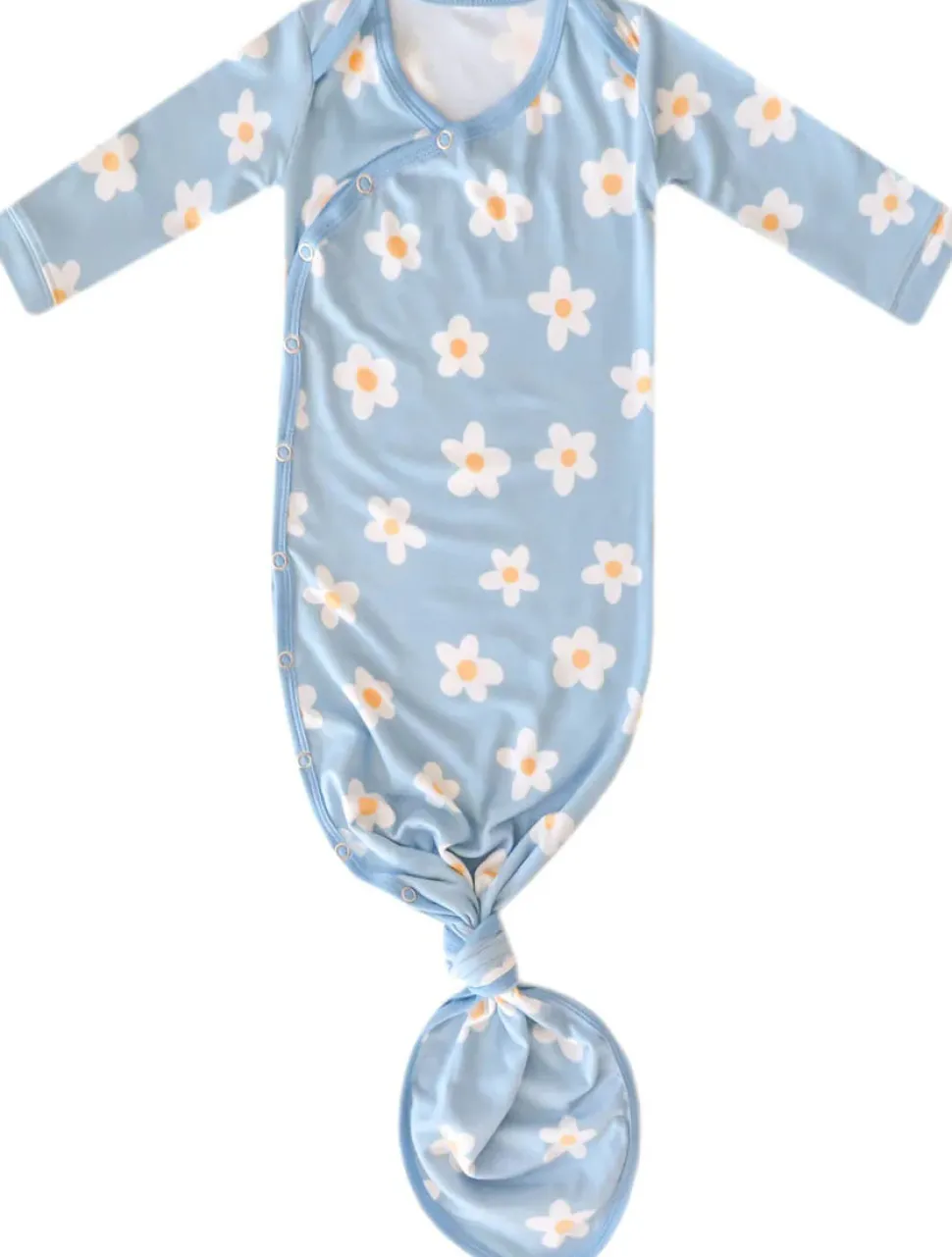 Copper Pearl Newborn Knotted Gown - Della