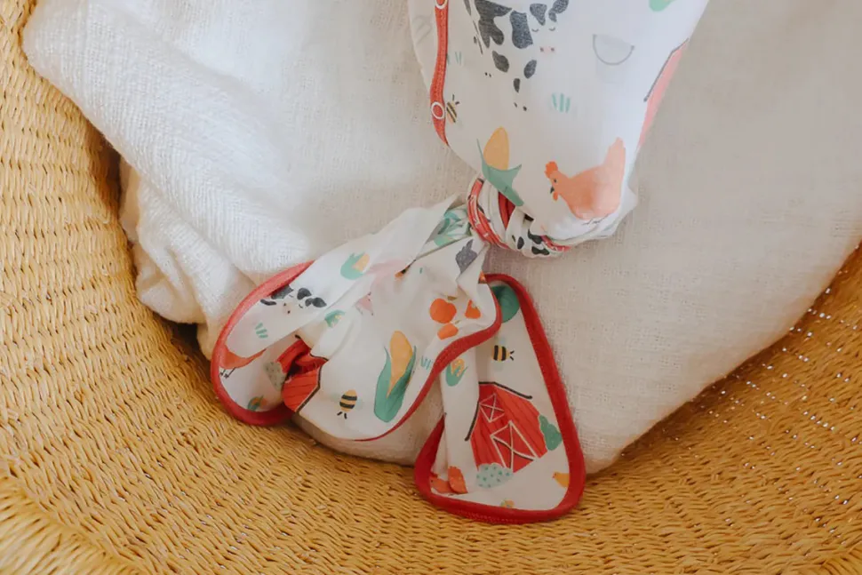 Copper Pearl Newborn Knotted Gown - Farmstead