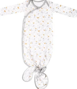 Copper Pearl Newborn Knotted Gown - Arlo