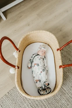 Copper Pearl Newborn Knotted Gown - Jo