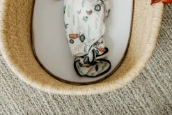 Copper Pearl Newborn Knotted Gown - Jo
