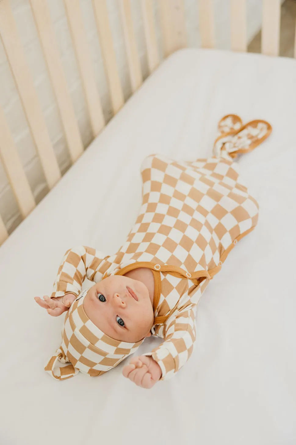 Copper Pearl Newborn Knotted Gown - Rad