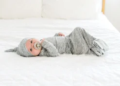 Copper Pearl Newborn Knotted Gown - Asher