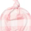 Copper Pearl Newborn Top Knot Hat - London