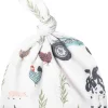 Copper Pearl Newborn Top Knot Hat - Jo
