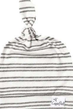 Copper Pearl Newborn Top Knot Hat - Midtown