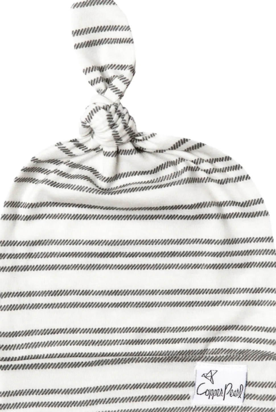 Copper Pearl Newborn Top Knot Hat - Midtown