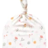 Copper Pearl Newborn Top Knot Hat - Mabel