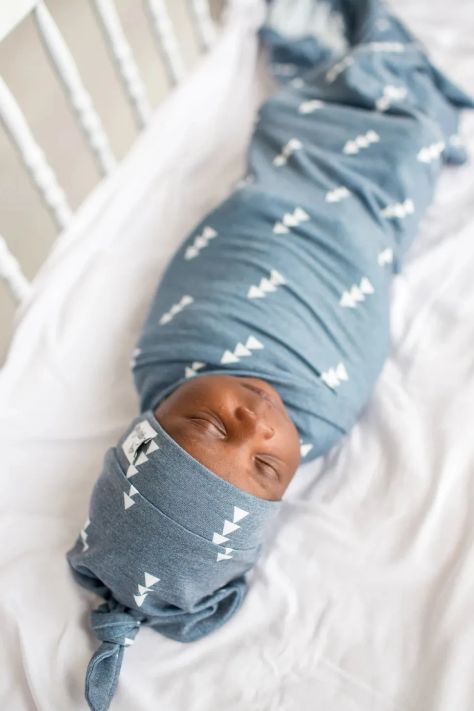 Copper Pearl Newborn Top Knot Hat - North