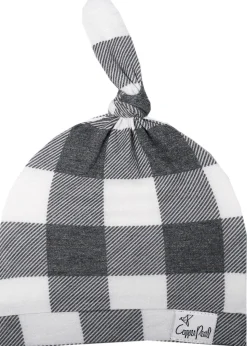 Copper Pearl Newborn Top Knot Hat - Scotland