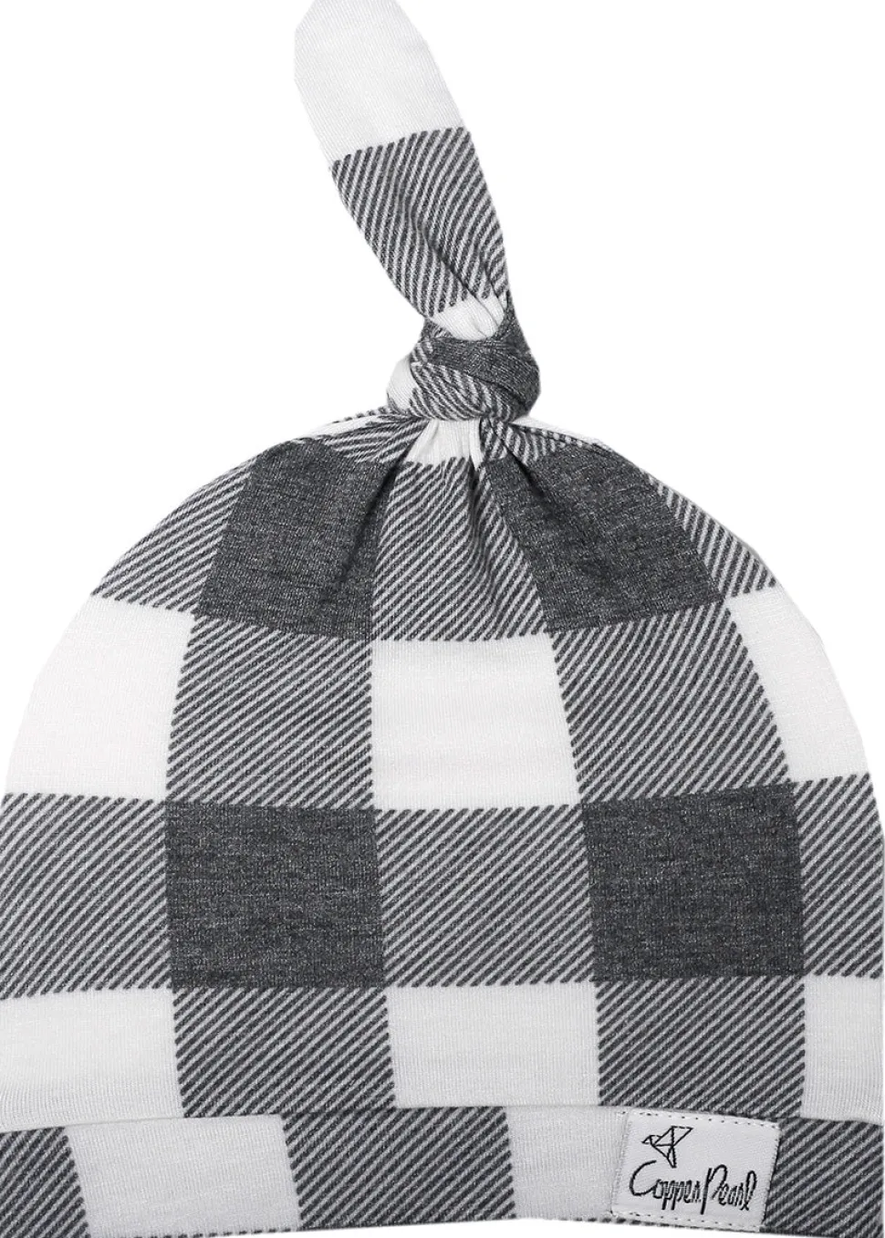Copper Pearl Newborn Top Knot Hat - Scotland