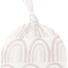 Copper Pearl Newborn Top Knot Hat - Bliss