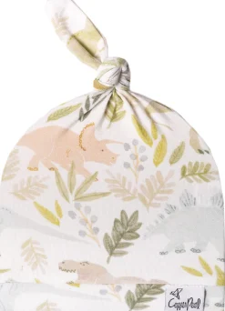 Copper Pearl Newborn Top Knot Hat - Rex