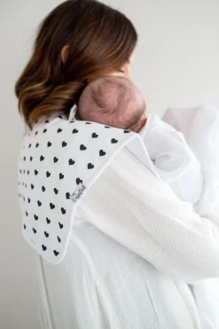 Copper Pearl Premium Burp Cloths, 3 Pack - Blush