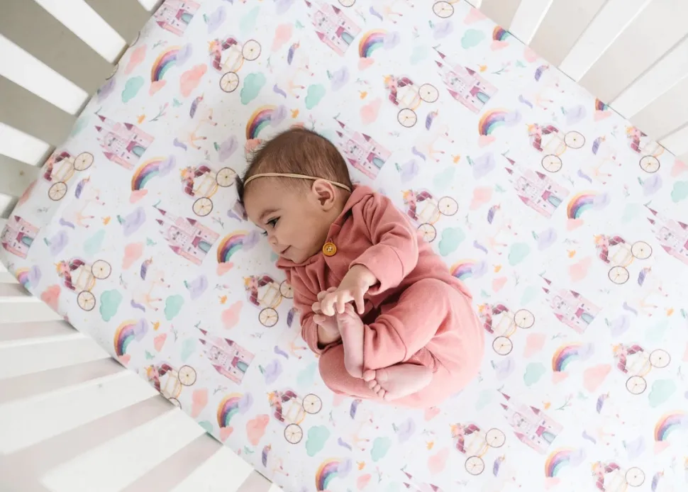 Copper Pearl Premium Fitted Crib Sheet - Enchanted