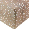 Copper Pearl Premium Fitted Crib Sheet - Fawn