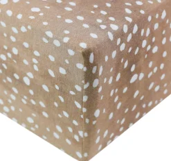 Copper Pearl Premium Fitted Crib Sheet - Fawn