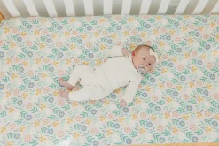 Copper Pearl Premium Fitted Crib Sheet - Clara