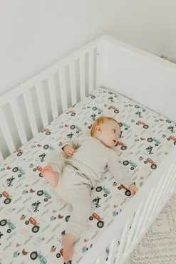 Copper Pearl Premium Fitted Crib Sheet - Jo