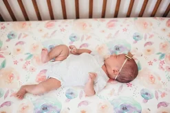 Copper Pearl Premium Fitted Crib Sheet - Bloom