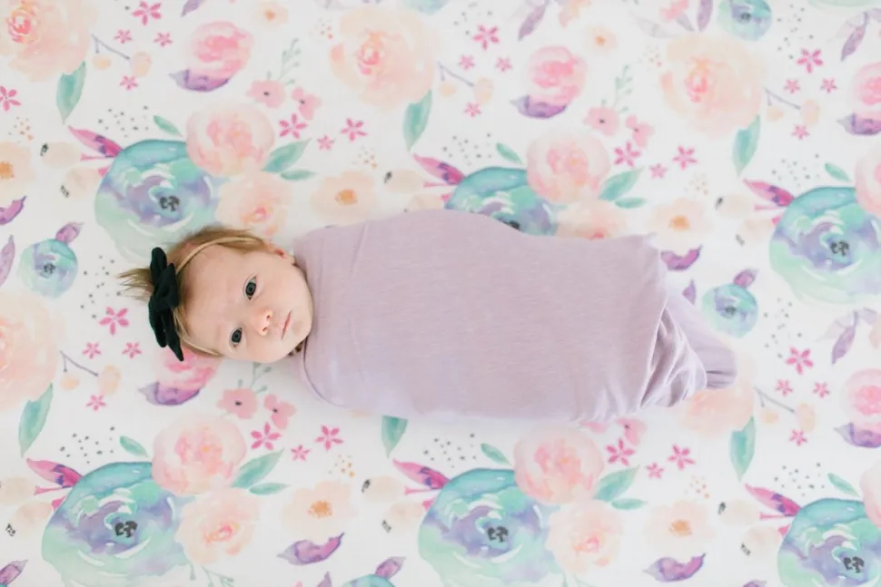 Copper Pearl Premium Fitted Crib Sheet - Bloom