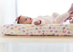 Copper Pearl Premium Knit Diaper Changing Pad Cover - Summer