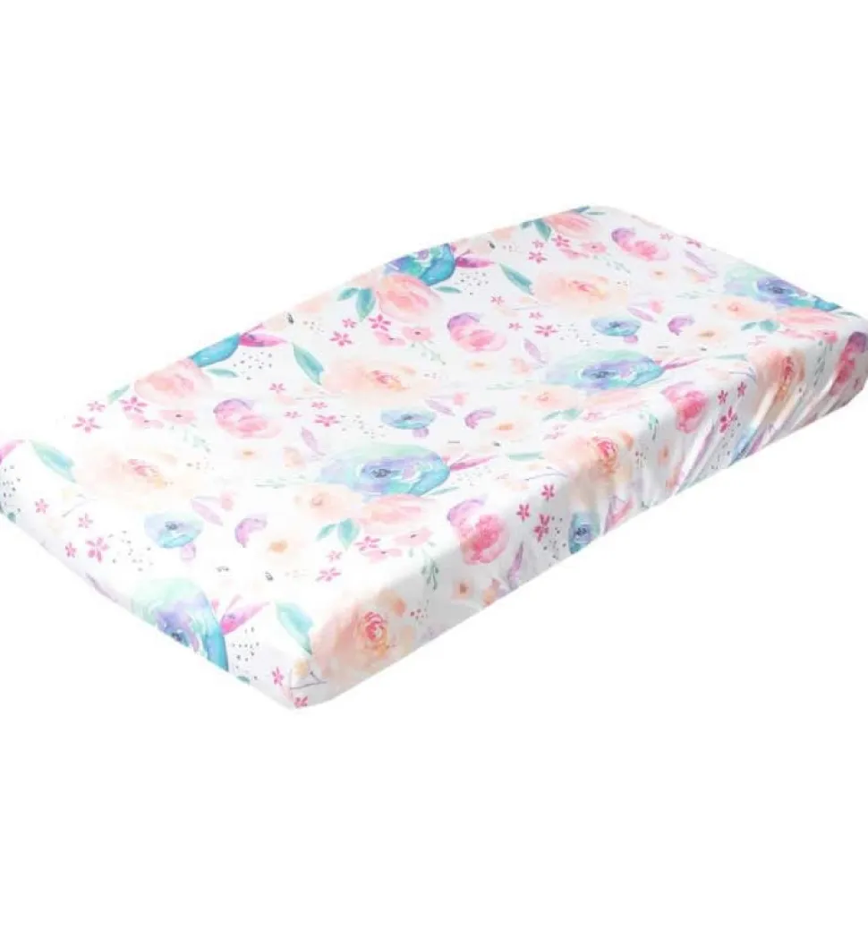 Copper Pearl Premium Knit Diaper Changing Pad Cover - Bloom
