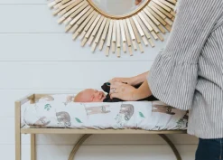 Copper Pearl Premium Knit Diaper Changing Pad Cover - Noah