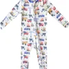 Copper Pearl Zip-up Footie - Diesel (12-18M)