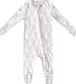 Copper Pearl Zip-up Footie - Bliss (6-12M)