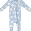 Copper Pearl Zip-up Footie - Della (6-12M)
