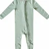 Copper Pearl Zip-up Footie - Briar (12-18M)