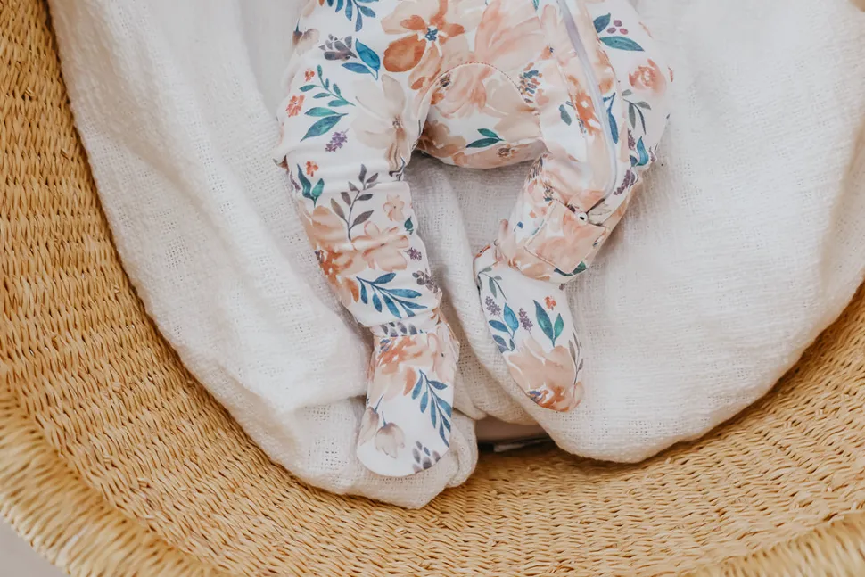 Copper Pearl Zip-up Footie - Autumn (18-24M)