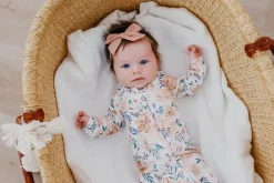 Copper Pearl Zip-up Footie, Autumn (12-18M)