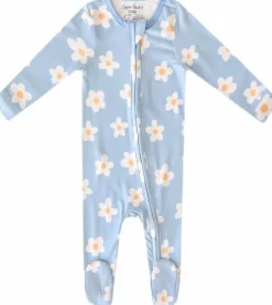 Copper Pearl Zip-up Footie, Della (18-24M)
