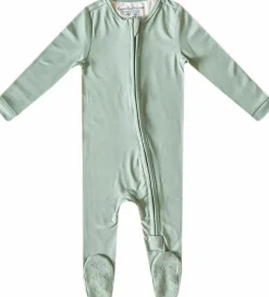 Copper Pearl Zip-up Footie - Briar (6-12M)