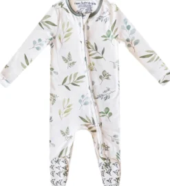 Copper Pearl Zip-up Footie - Haven (12-18M)