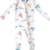 Copper Pearl Zip-up Footie - Ace (0-3M)